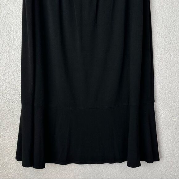 Chico’s Design Black Elasticized Waist Midi Skirt - Picture 6 of 10